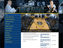Tablet Screenshot of coreycarlinvolleyballcamps.com